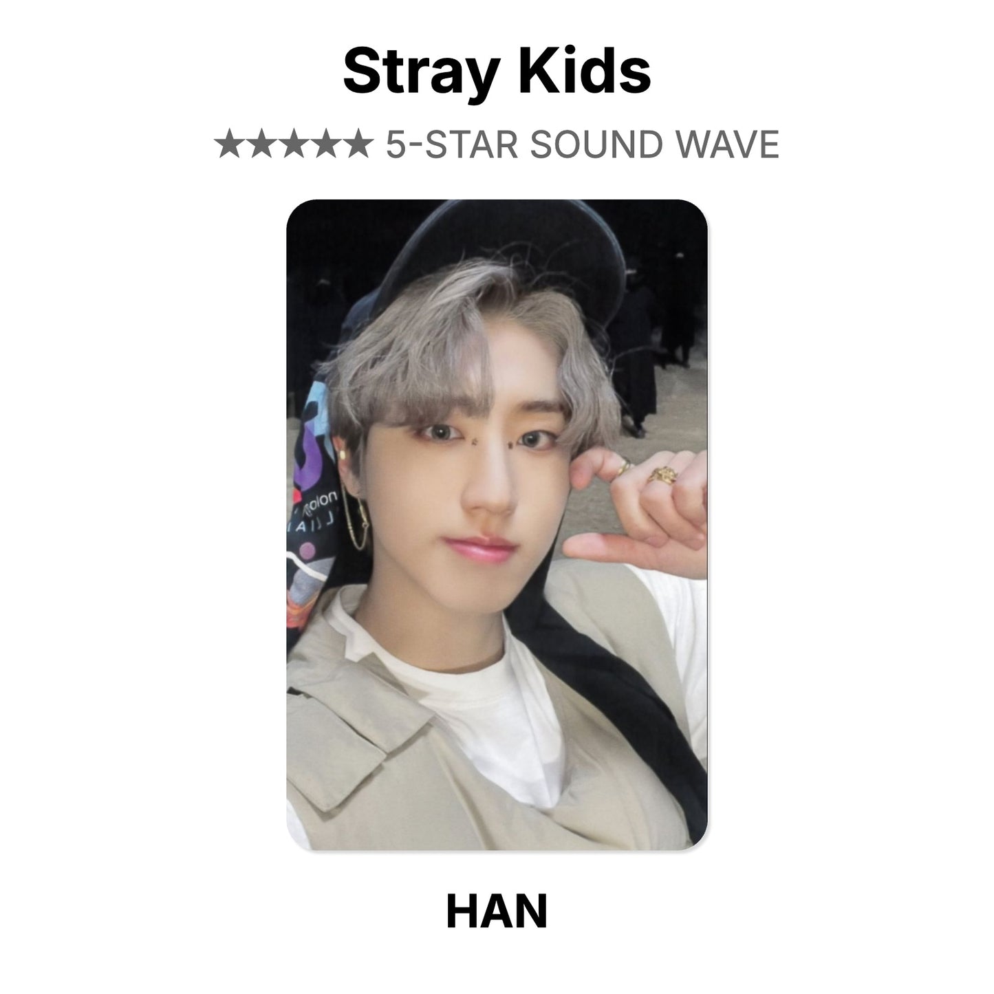 Stray Kids 5-STAR SOUND WAVE Official Photocard