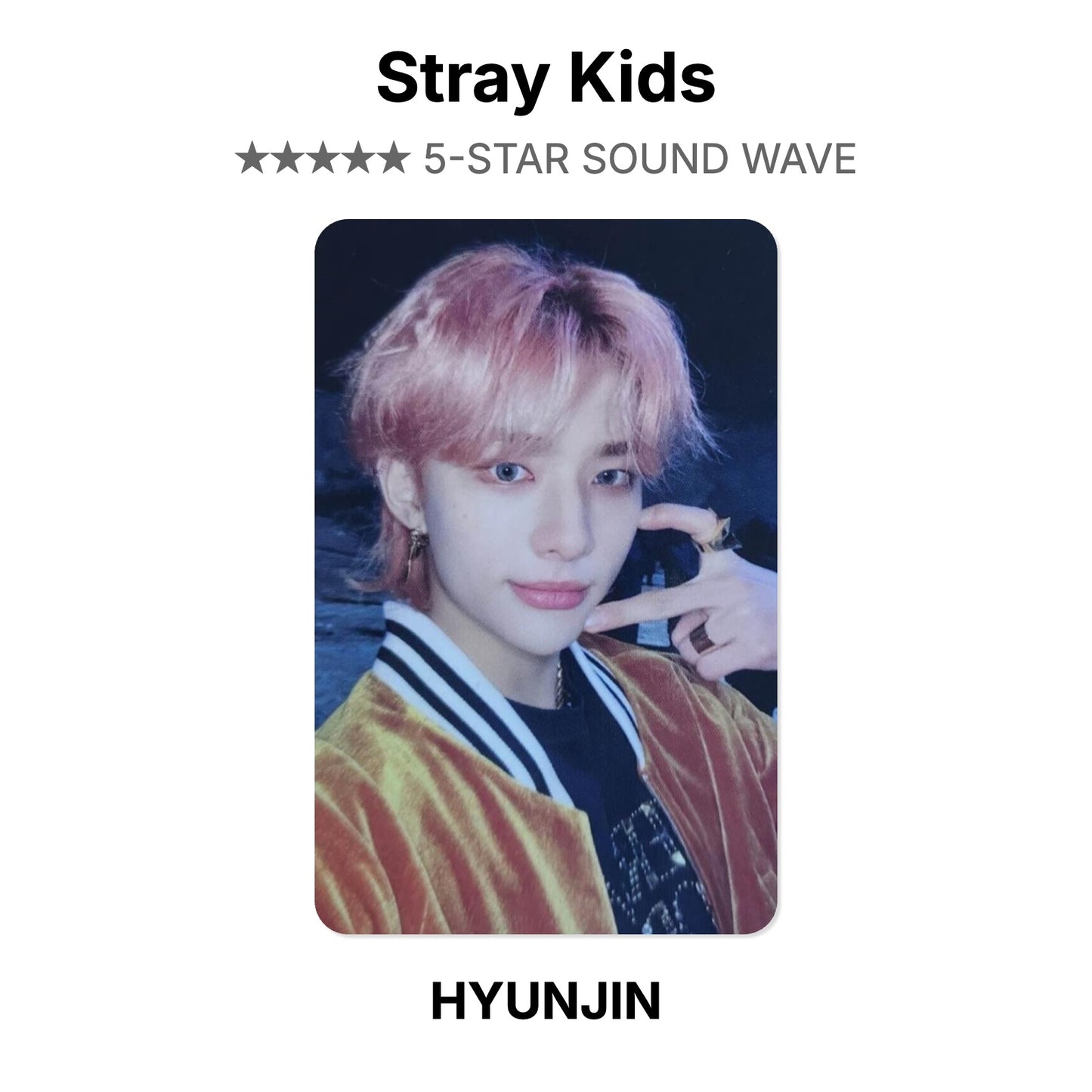 Stray Kids 5-STAR SOUND WAVE Official Photocard