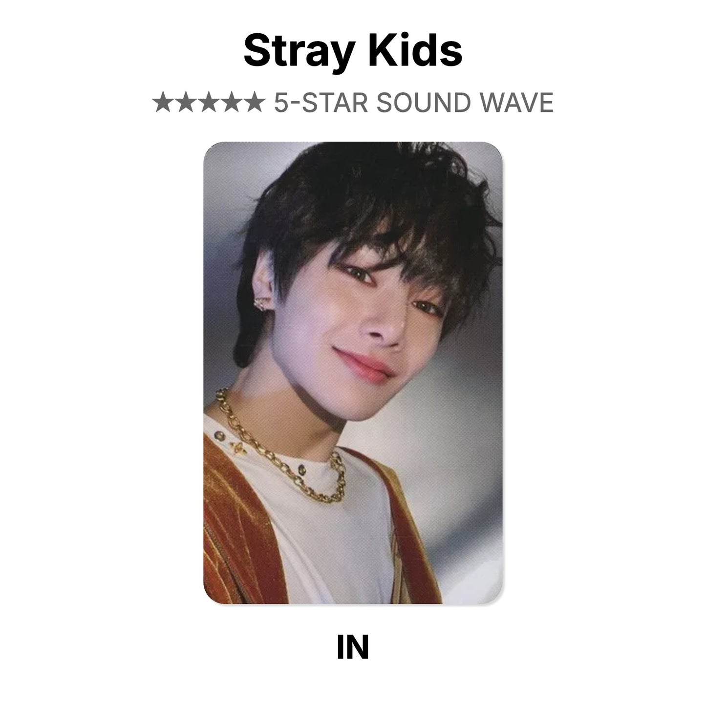 Stray Kids 5-STAR SOUND WAVE Official Photocard
