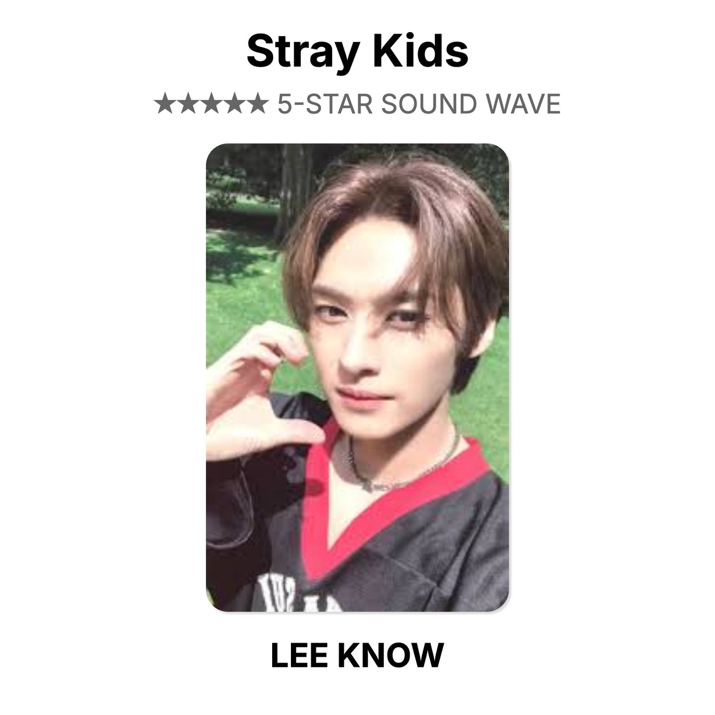 Stray Kids 5-STAR SOUND WAVE Official Photocard