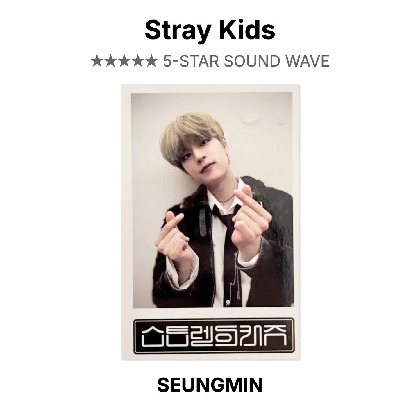 Stray Kids 5-STAR SOUND WAVE Official Photocard