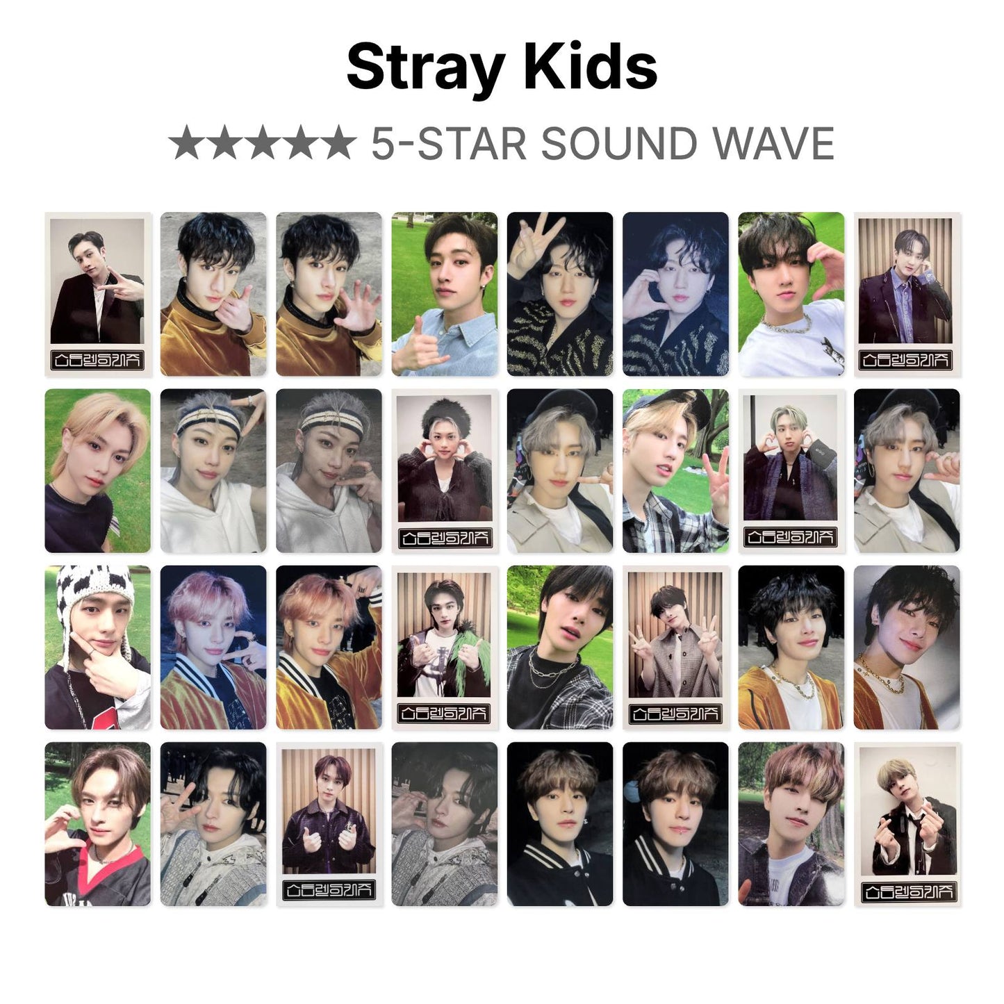 Stray Kids 5-STAR SOUND WAVE Official Photocard