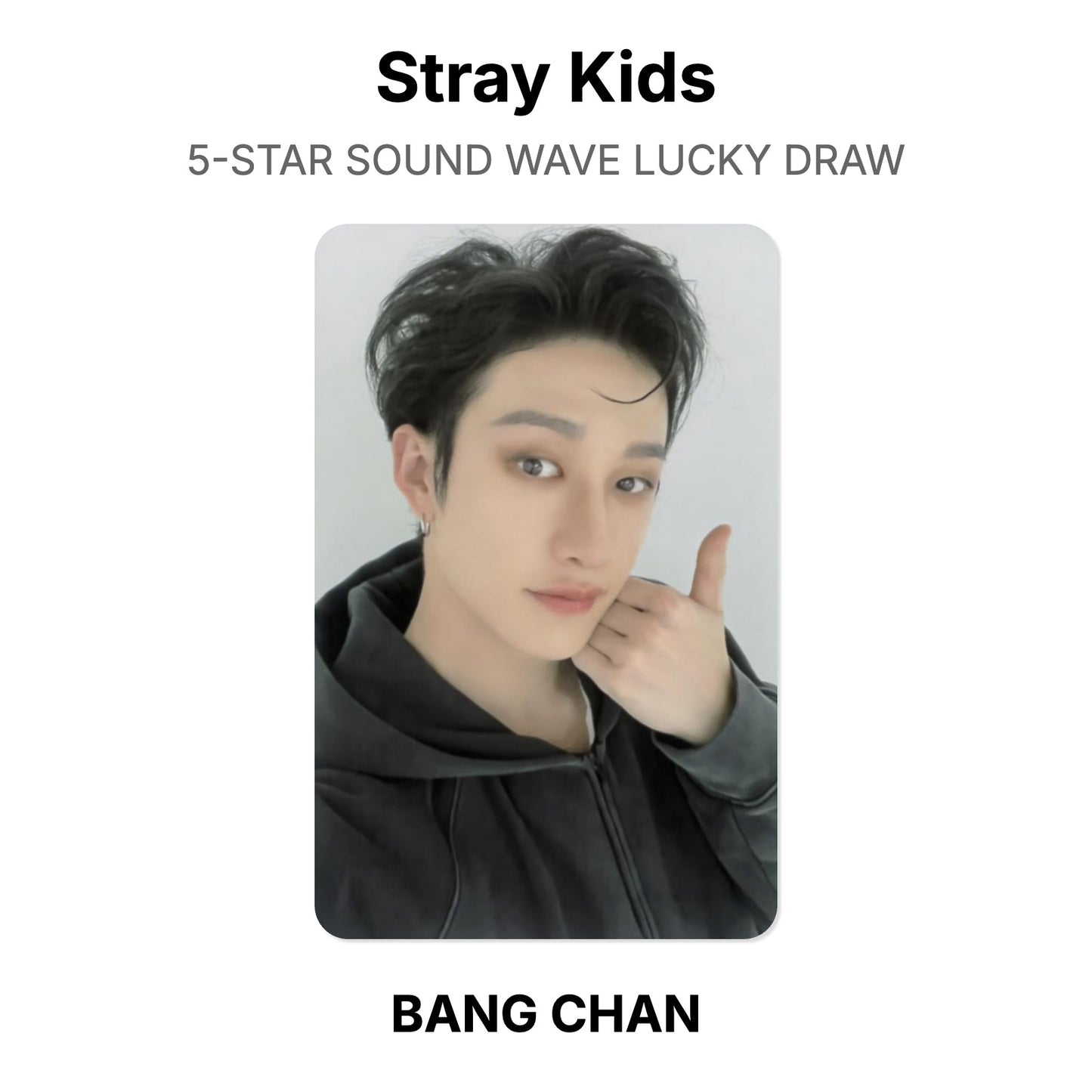 Stray Kids 5-STAR SOUND WAVE LUCKY DRAW Offizielle Photocard