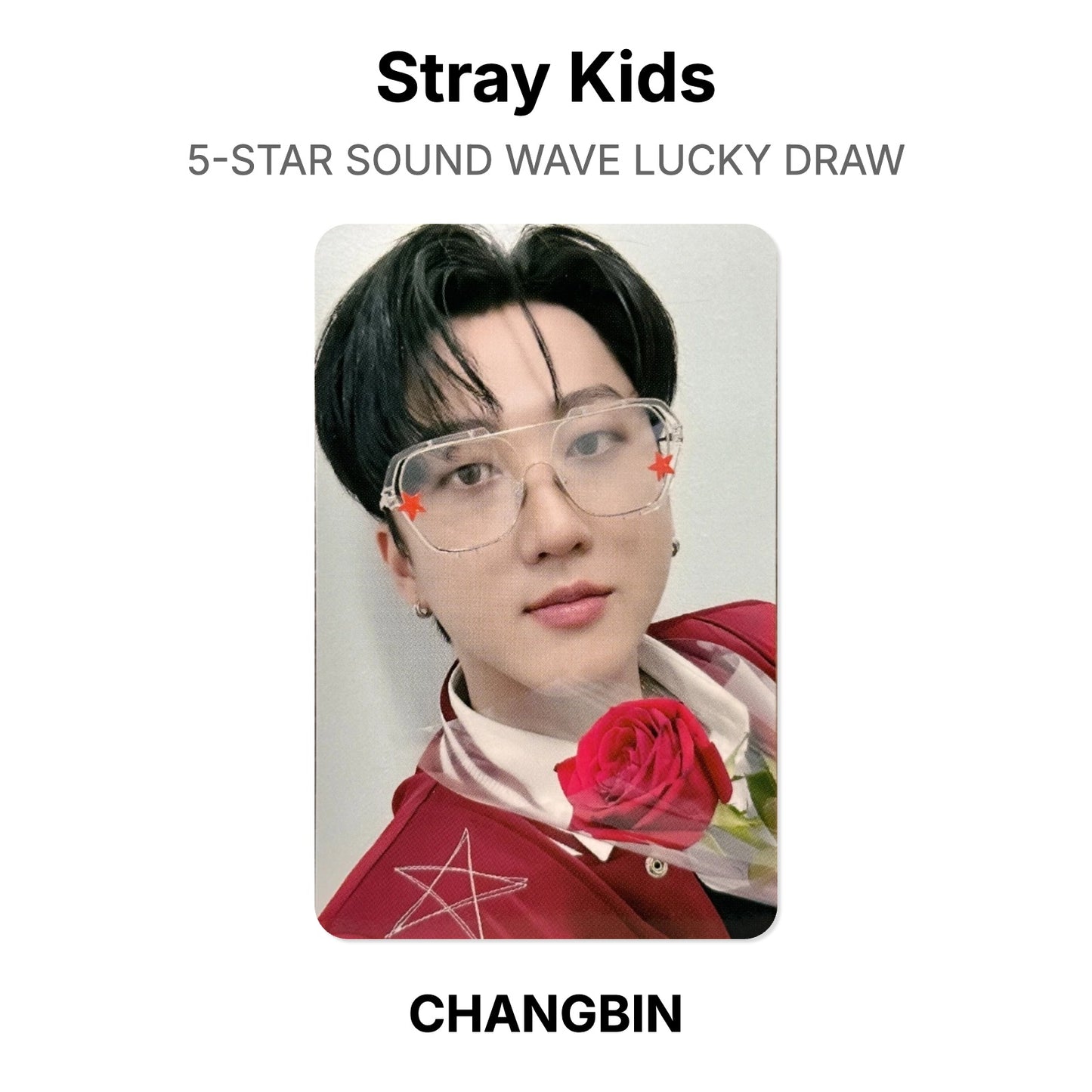 Stray Kids 5-STAR SOUND WAVE LUCKY DRAW Offizielle Photocard