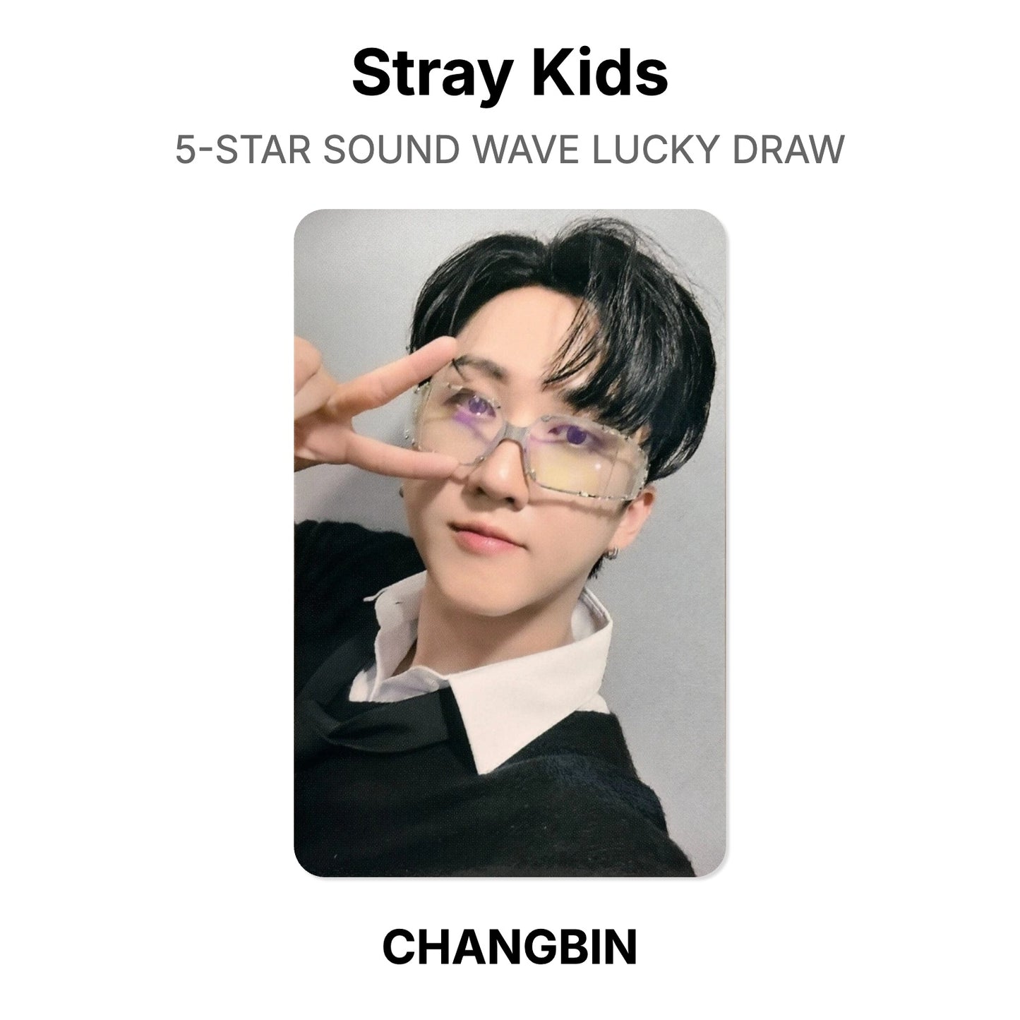 Stray Kids 5-STAR SOUND WAVE LUCKY DRAW Offizielle Photocard