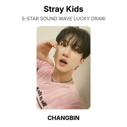 Stray Kids 5-STAR SOUND WAVE LUCKY DRAW Offizielle Photocard