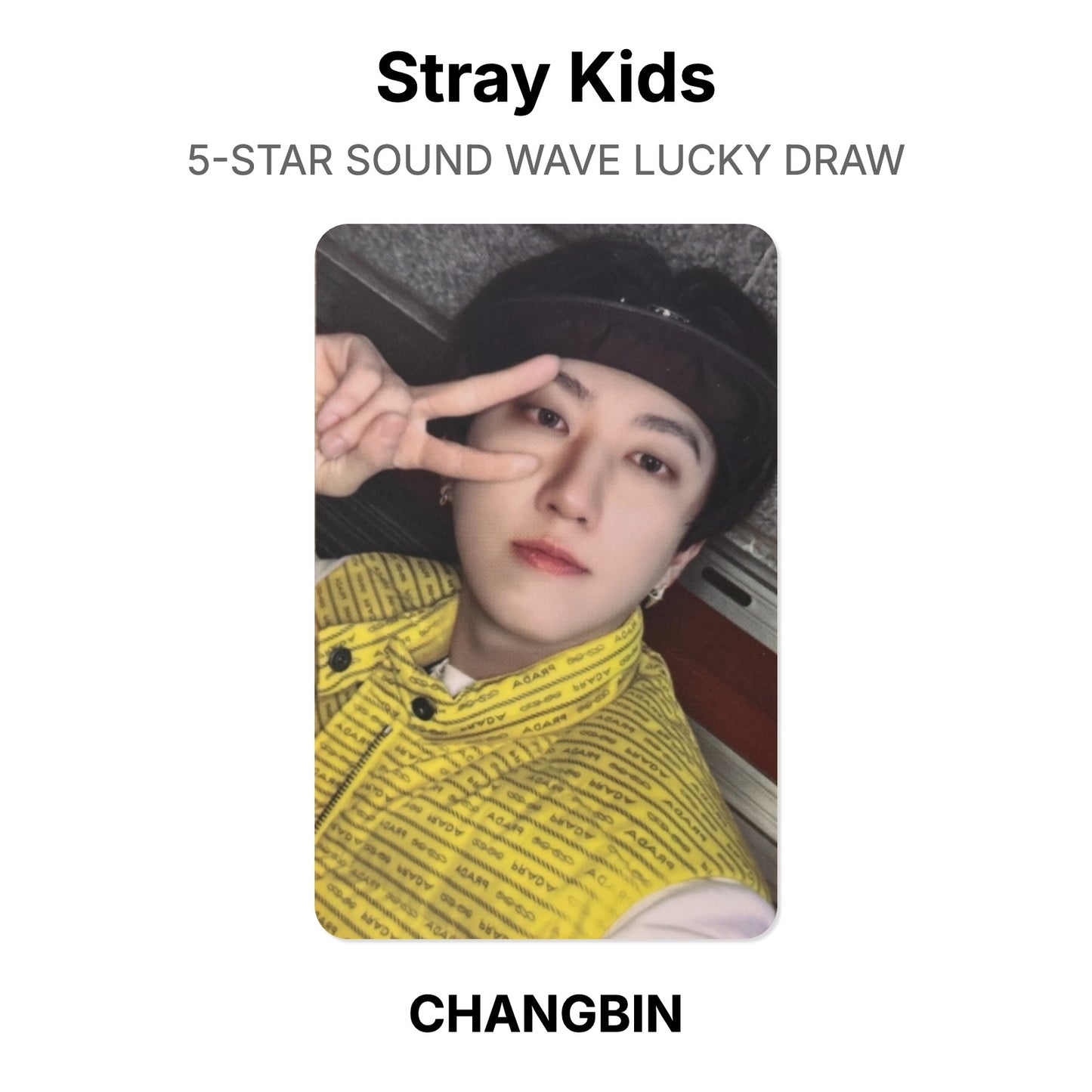 Stray Kids 5-STAR SOUND WAVE LUCKY DRAW Offizielle Photocard