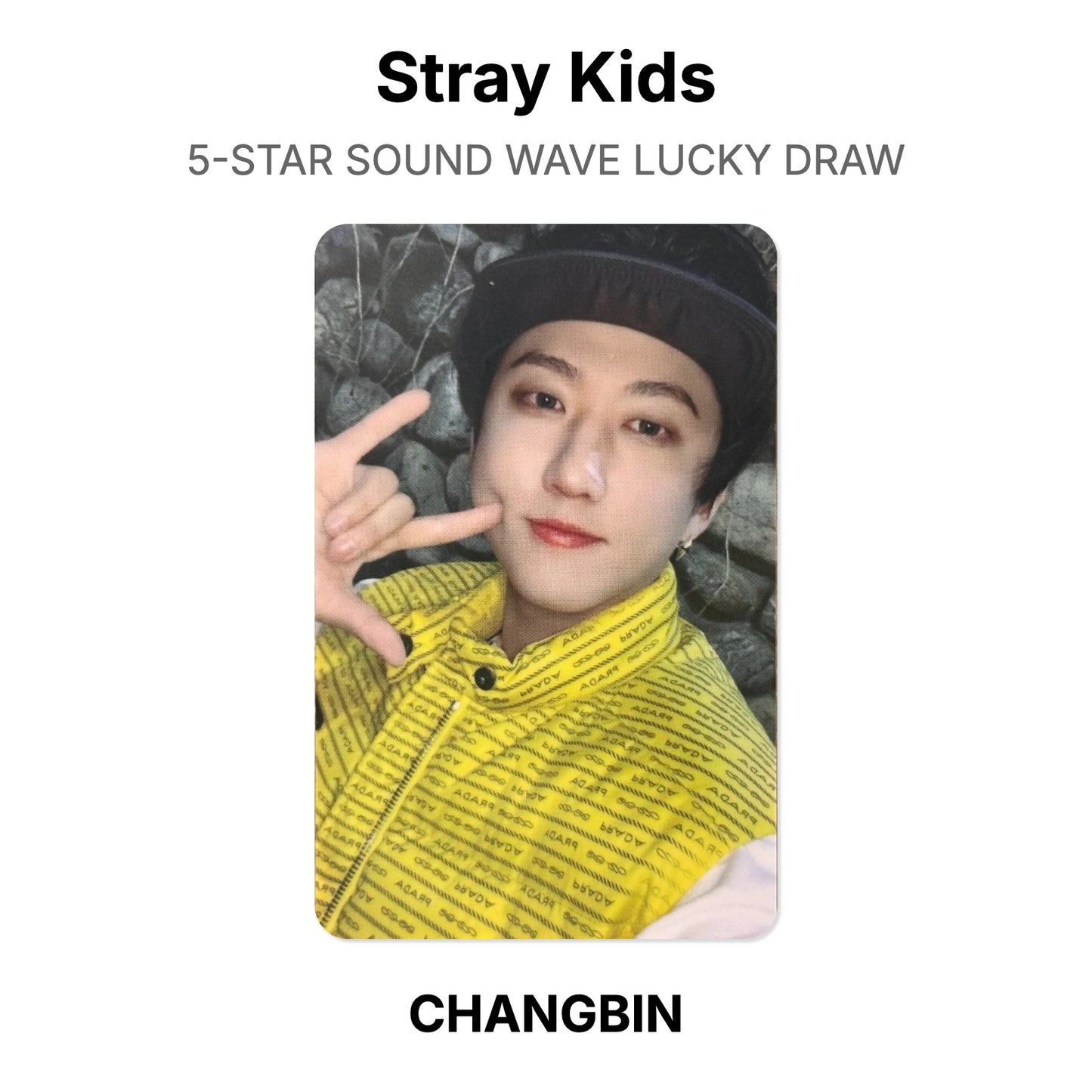 Stray Kids 5-STAR SOUND WAVE LUCKY DRAW Offizielle Photocard