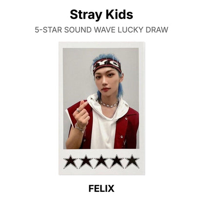 Stray Kids 5-STAR SOUND WAVE LUCKY DRAW Offizielle Photocard