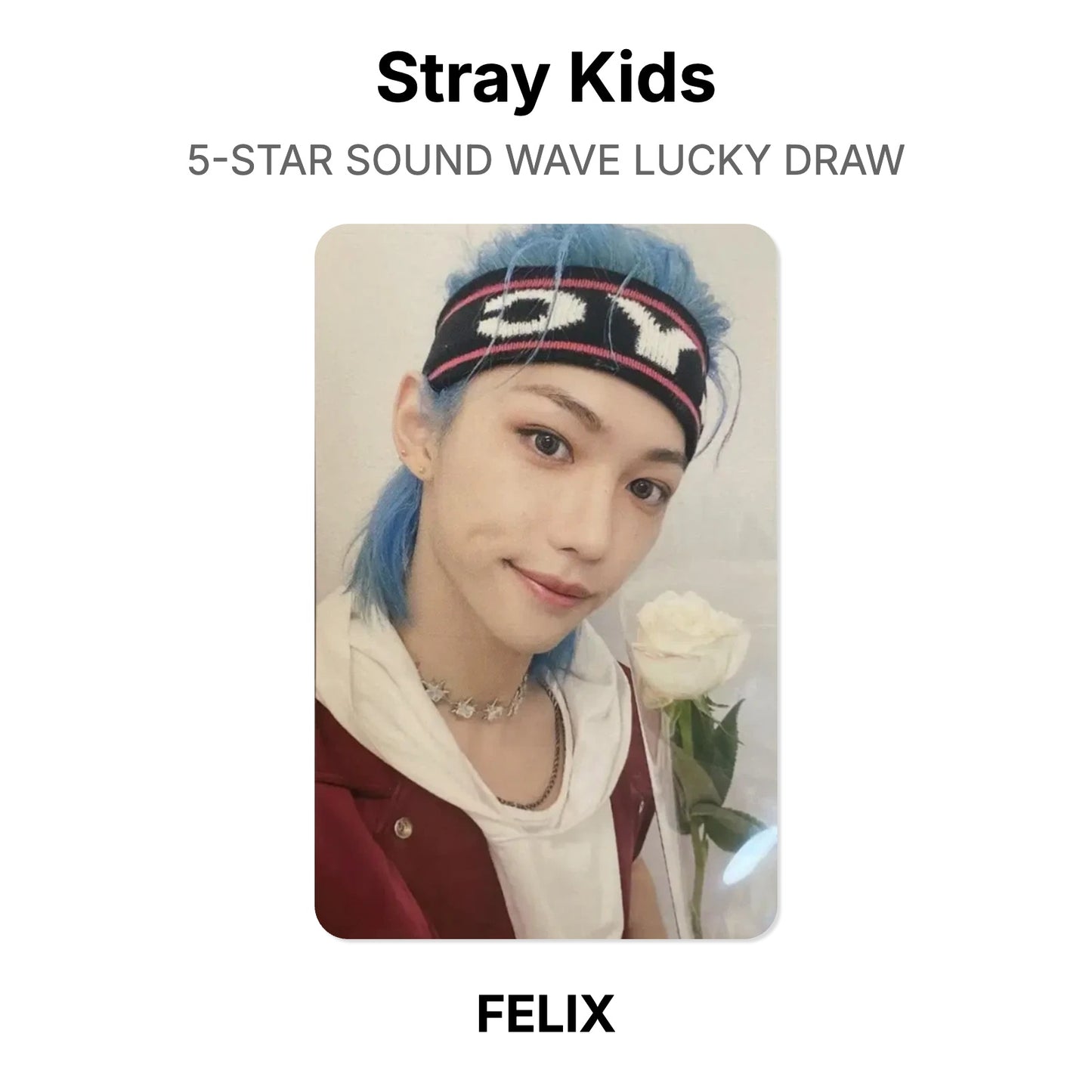 Stray Kids 5-STAR SOUND WAVE LUCKY DRAW Offizielle Photocard