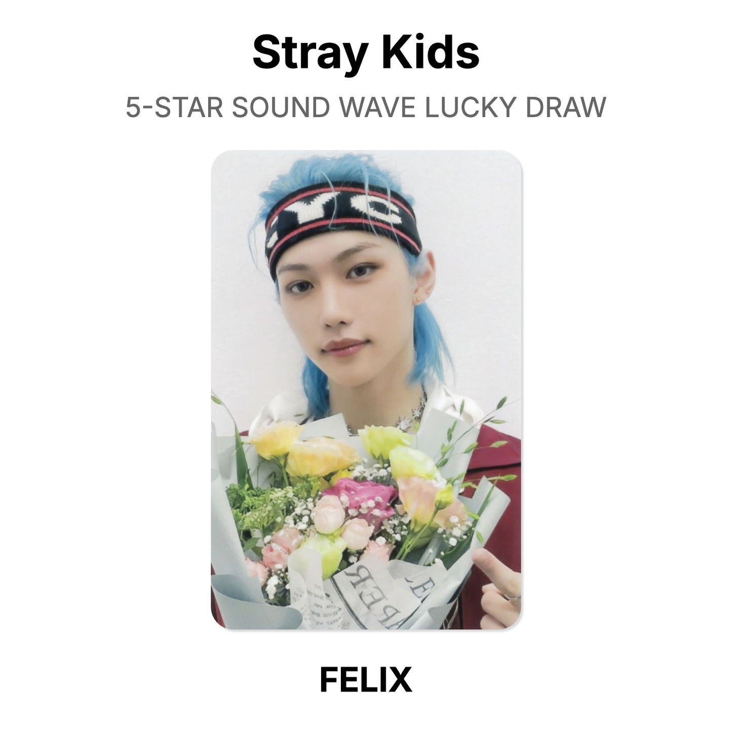 Stray Kids 5-STAR SOUND WAVE LUCKY DRAW Offizielle Photocard