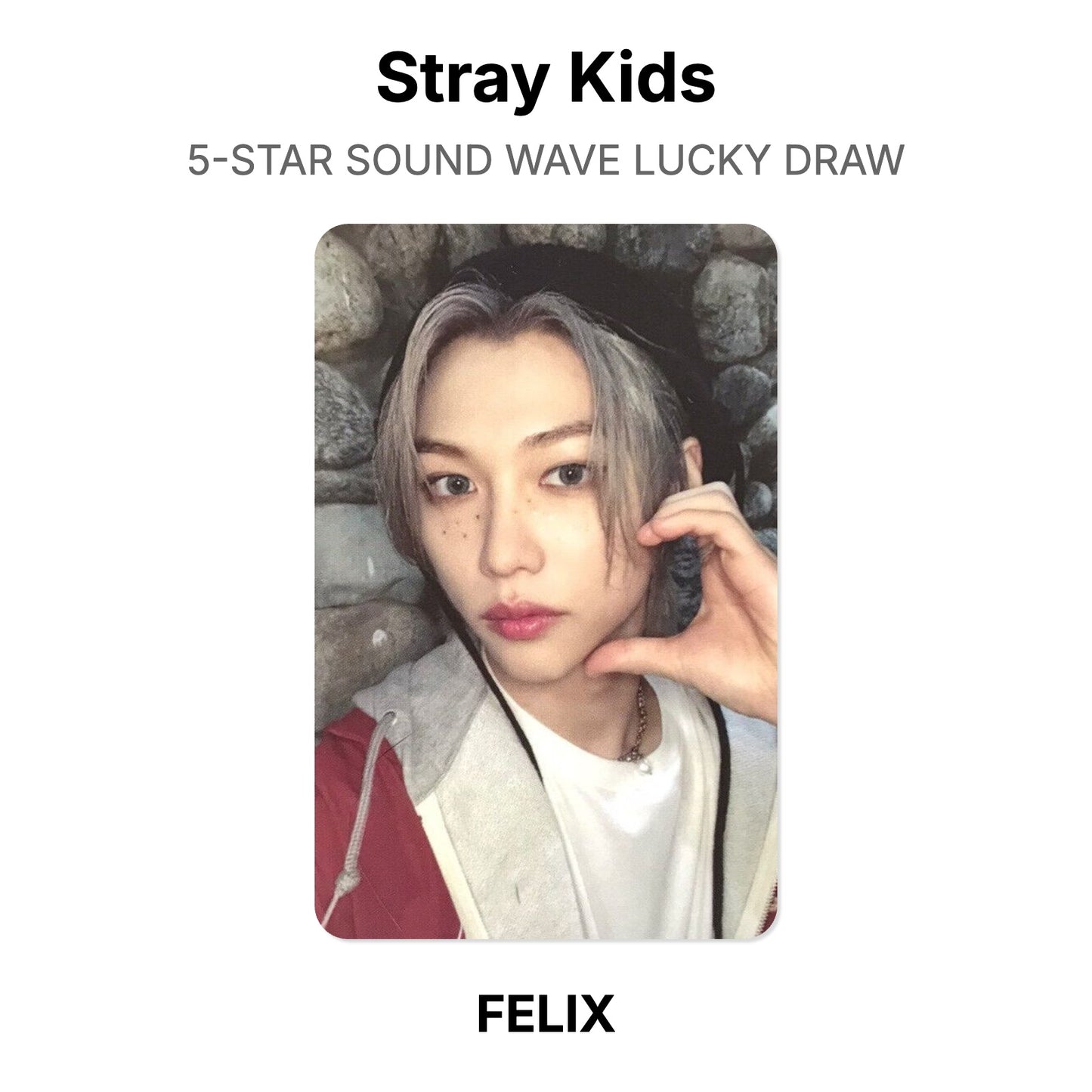 Stray Kids 5-STAR SOUND WAVE LUCKY DRAW Offizielle Photocard