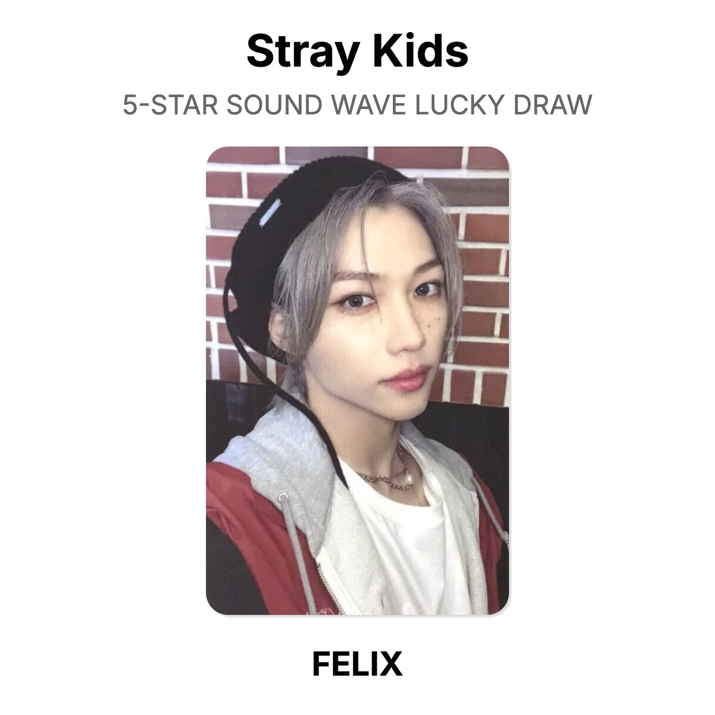 Stray Kids 5-STAR SOUND WAVE LUCKY DRAW Offizielle Photocard