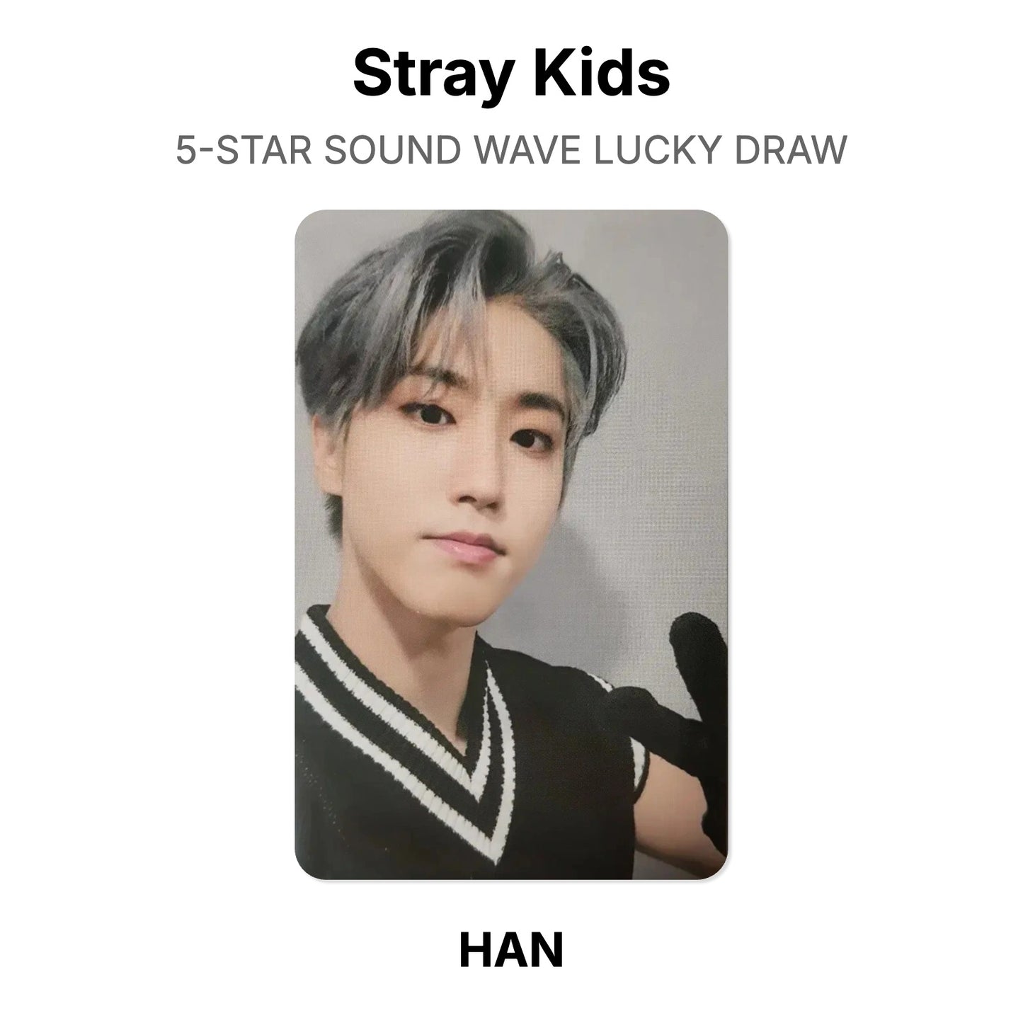 Stray Kids 5-STAR SOUND WAVE LUCKY DRAW Offizielle Photocard