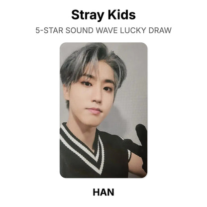 Stray Kids 5-STAR SOUND WAVE LUCKY DRAW Offizielle Photocard