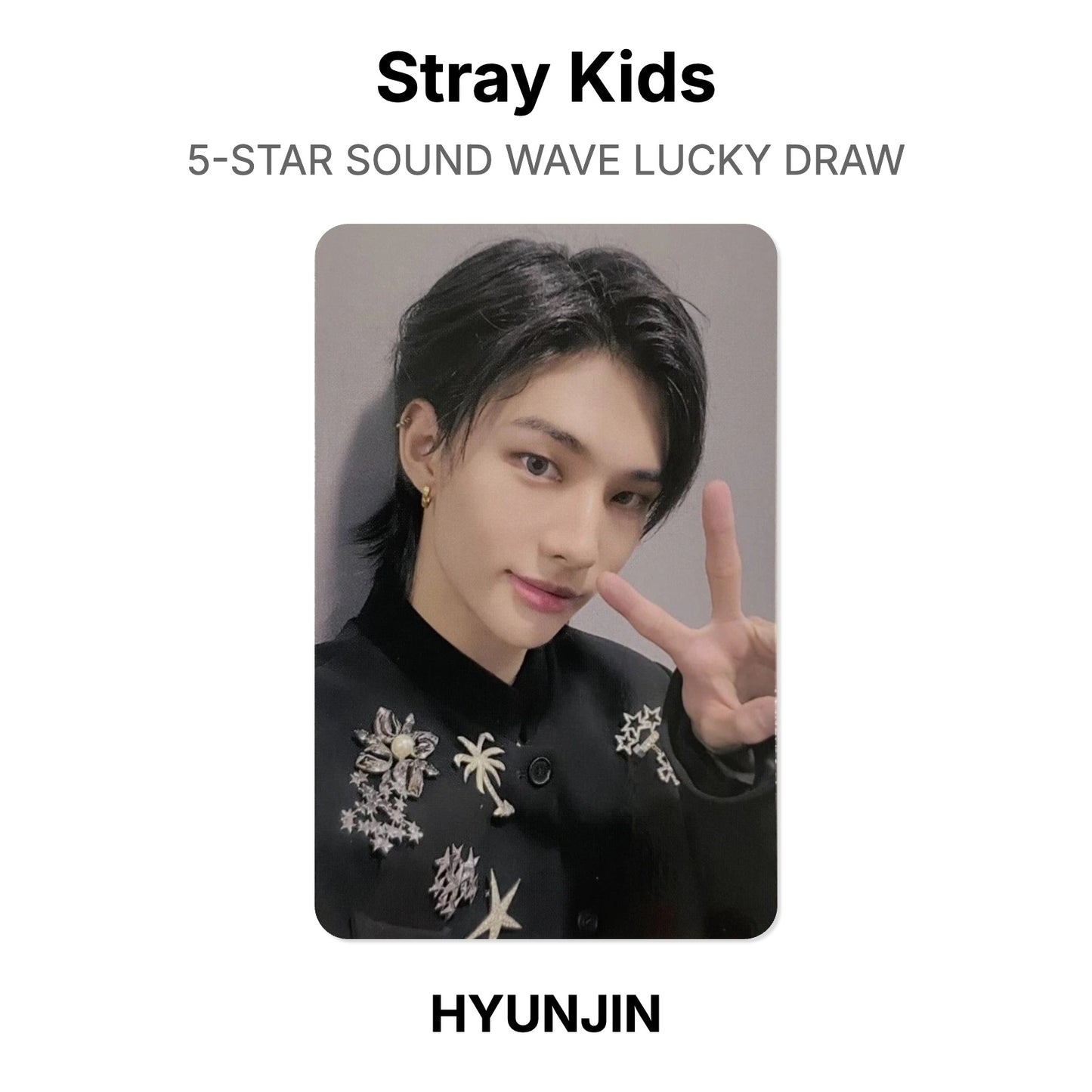 Stray Kids 5-STAR SOUND WAVE LUCKY DRAW Offizielle Photocard