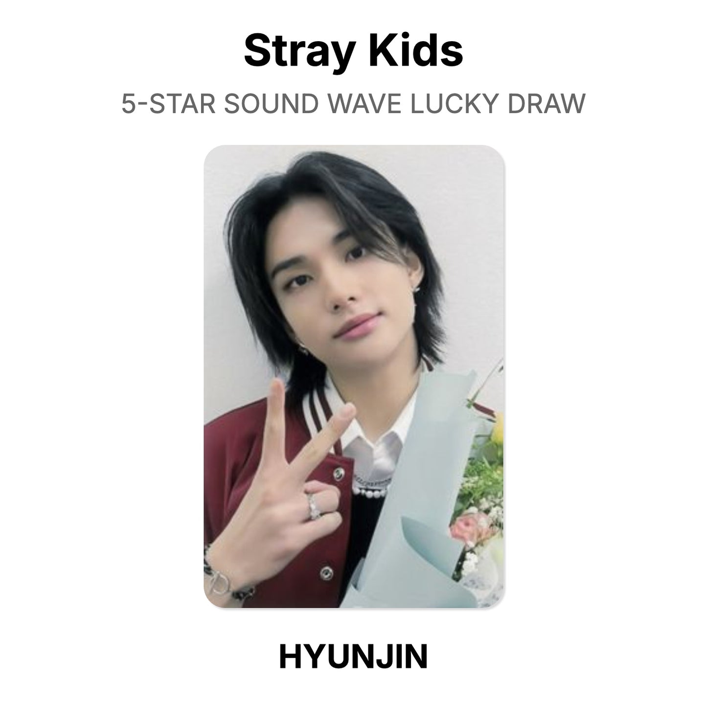 Stray Kids 5-STAR SOUND WAVE LUCKY DRAW Offizielle Photocard