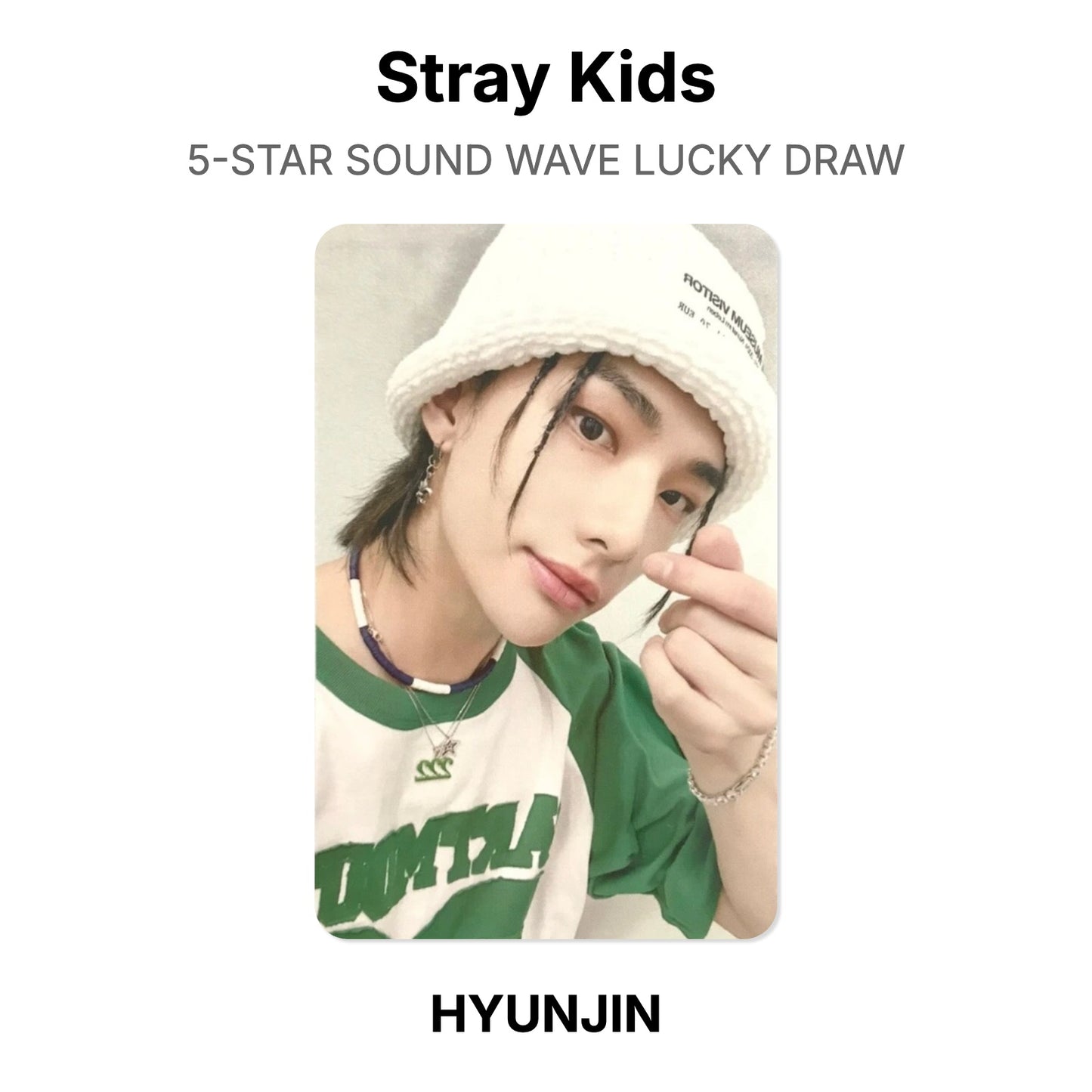 Stray Kids 5-STAR SOUND WAVE LUCKY DRAW Offizielle Photocard