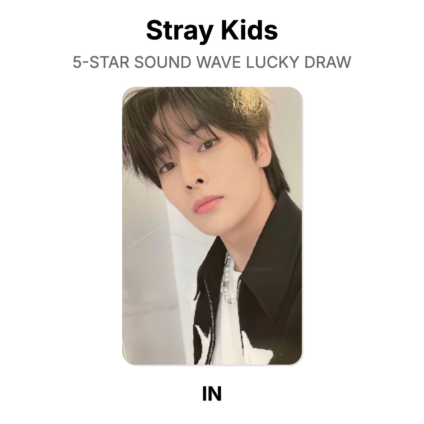 Stray Kids 5-STAR SOUND WAVE LUCKY DRAW Offizielle Photocard