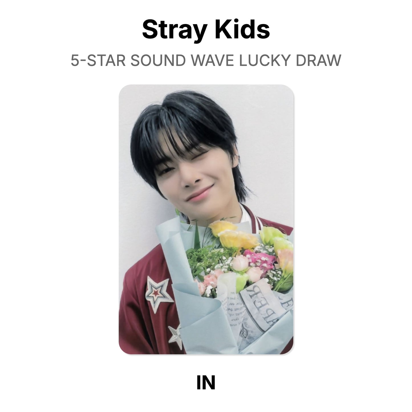 Stray Kids 5-STAR SOUND WAVE LUCKY DRAW Offizielle Photocard