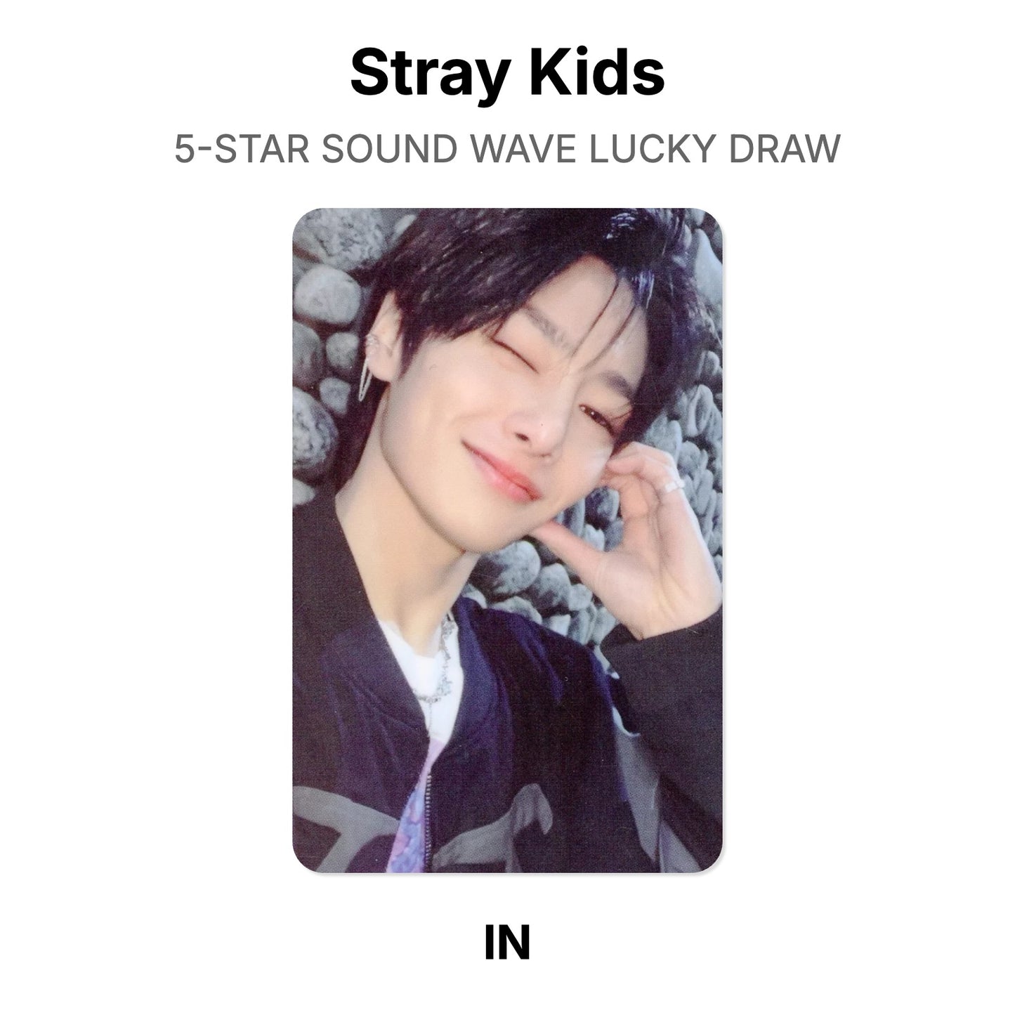 Stray Kids 5-STAR SOUND WAVE LUCKY DRAW Offizielle Photocard
