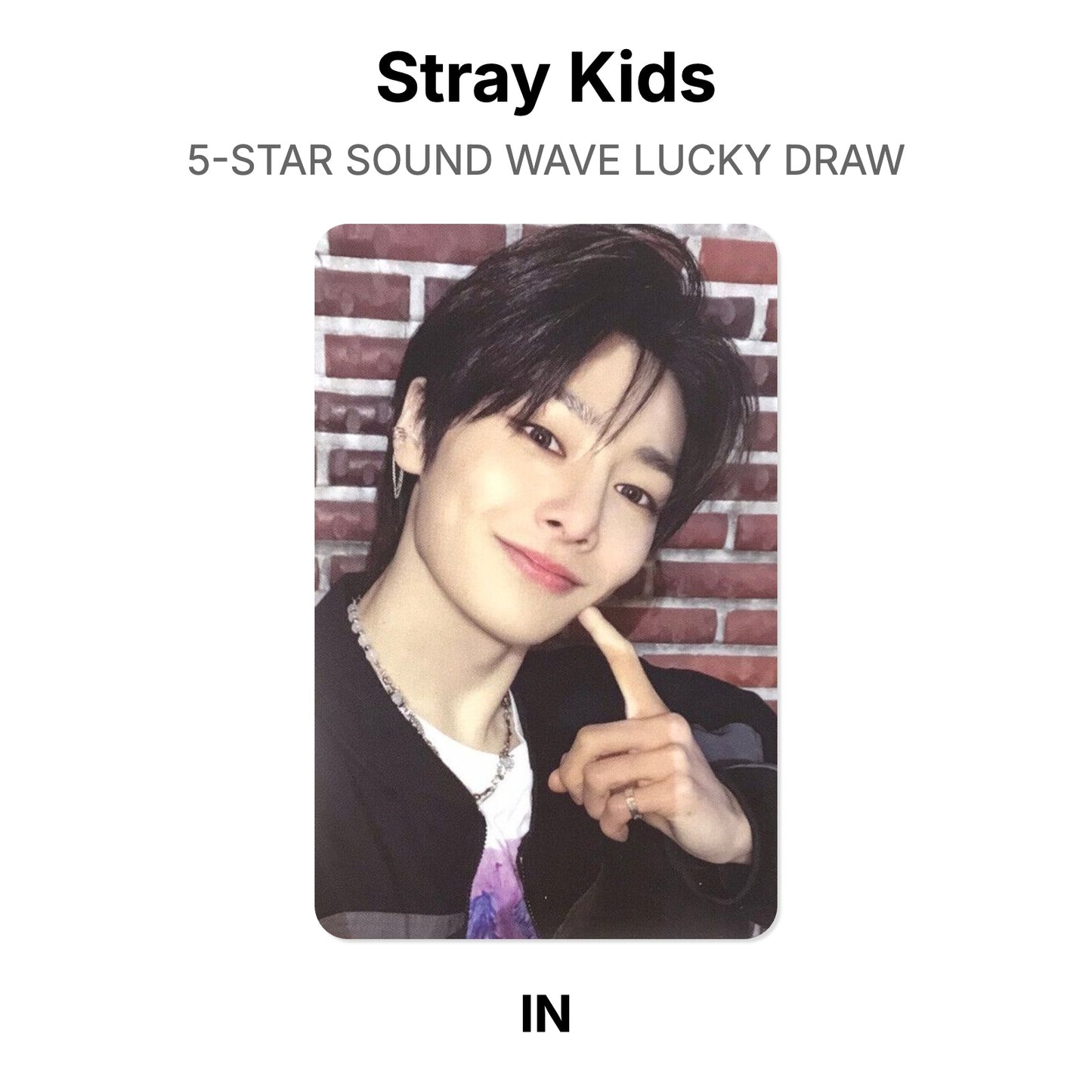 Stray Kids 5-STAR SOUND WAVE LUCKY DRAW Offizielle Photocard