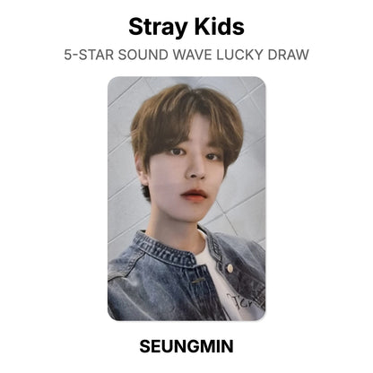 Stray Kids 5-STAR SOUND WAVE LUCKY DRAW Offizielle Photocard