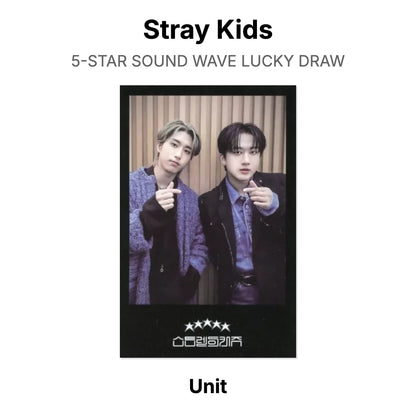 Stray Kids 5-STAR SOUND WAVE LUCKY DRAW Offizielle Photocard