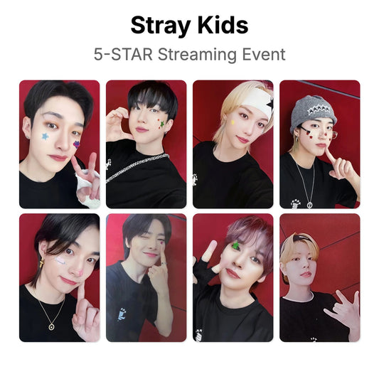 Stray Kids 5-STAR Streaming Event photocard resmi