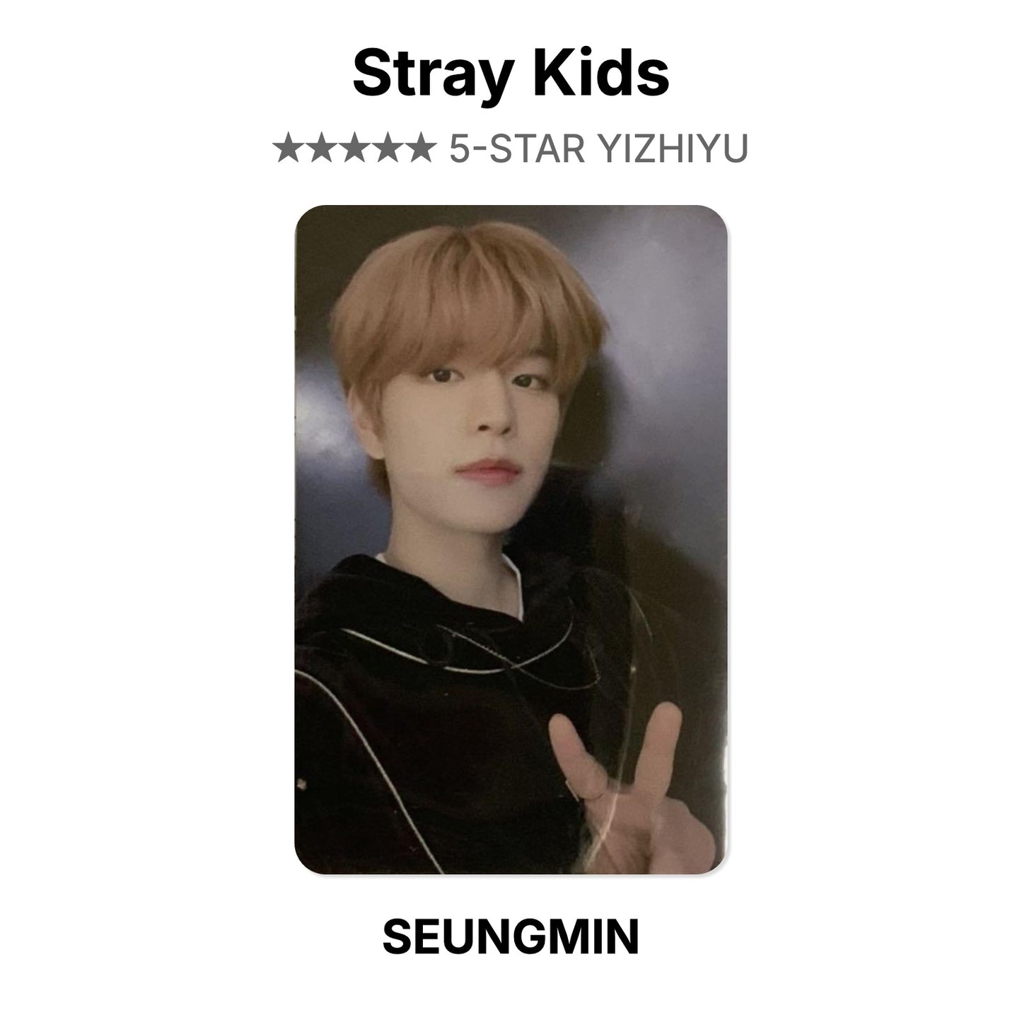 Stray Kids 5-STAR YIZHIYU Offizielle Fotokarte