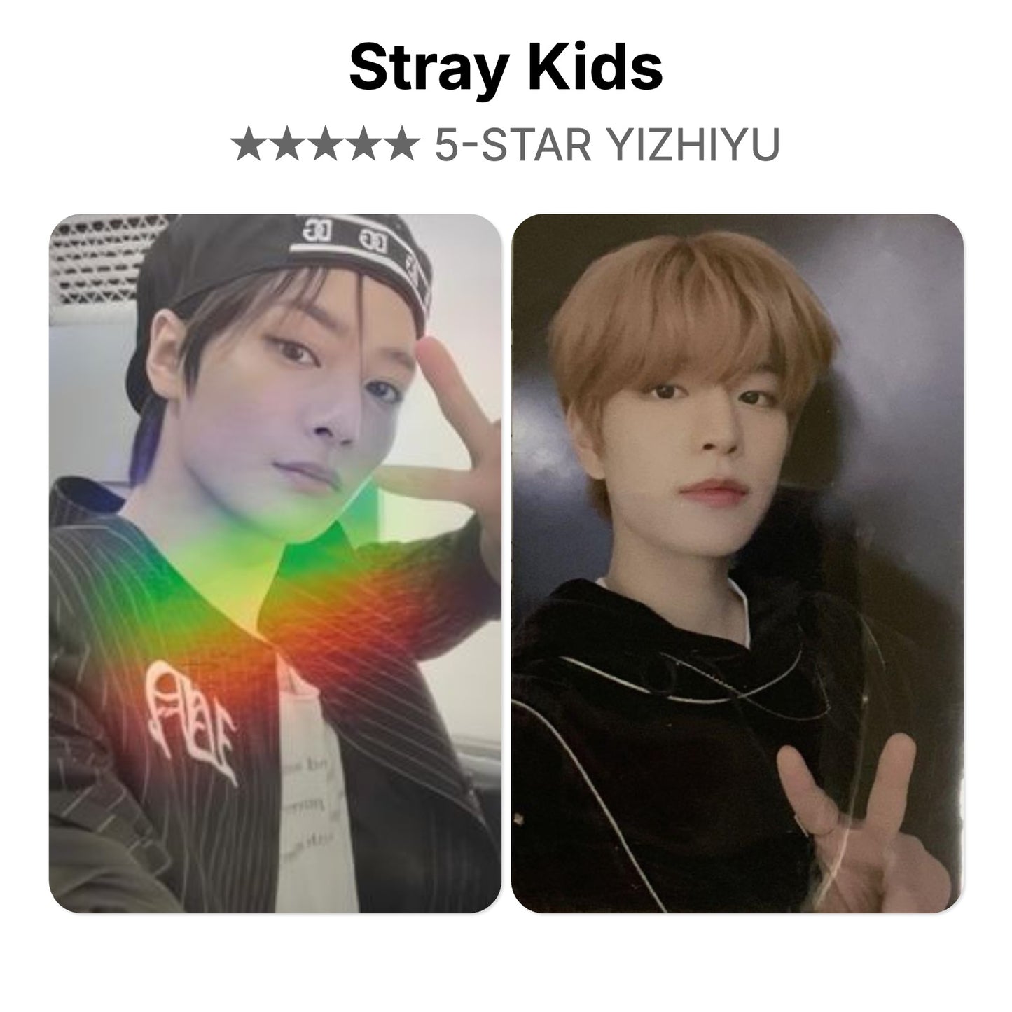 Stray Kids 5-STAR YIZHIYU Offizielle Fotokarte