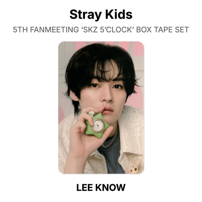 Stray Kids 5TH FANMEETING ‘SKZ 5’CLOCK’ BOX TAPE SET virallinen Photocard