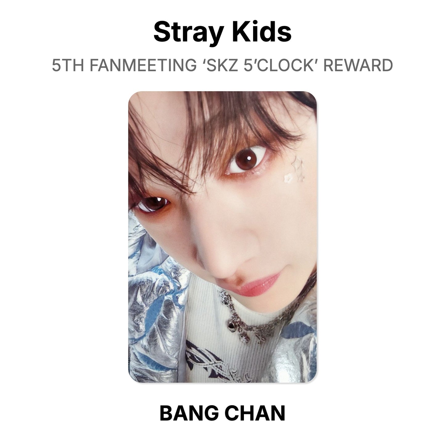 Stray Kids 5TH FANMEETING ‘SKZ 5’CLOCK’ REWARD โฟโต้การ์ดของแท้