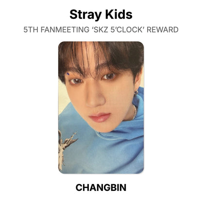 Stray Kids 5TH FANMEETING ‘SKZ 5’CLOCK’ REWARD โฟโต้การ์ดของแท้
