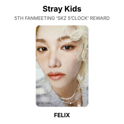Stray Kids 5TH FANMEETING ‘SKZ 5’CLOCK’ REWARD โฟโต้การ์ดของแท้