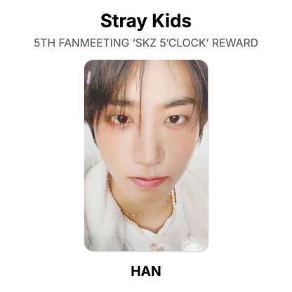 Stray Kids 5TH FANMEETING ‘SKZ 5’CLOCK’ REWARD โฟโต้การ์ดของแท้