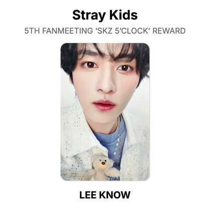 Stray Kids 5TH FANMEETING ‘SKZ 5’CLOCK’ REWARD โฟโต้การ์ดของแท้