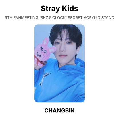 Stray Kids 5TH FANMEETING ‘SKZ 5’CLOCK’ SECRET ACRYLIC STAND Official Photocard