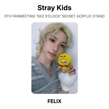 Stray Kids 5TH FANMEETING ‘SKZ 5’CLOCK’ SECRET ACRYLIC STAND Official Photocard