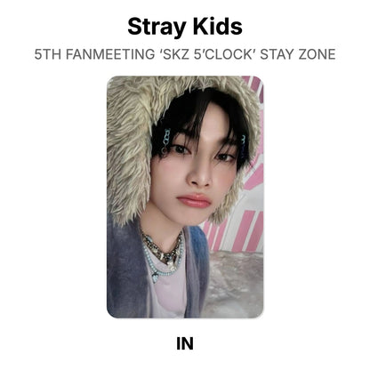 Stray Kids 5TH FANMEETING ‘SKZ 5’CLOCK’ STAY ZONE Offizielle Photocard
