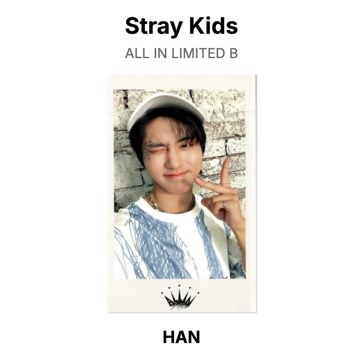 Stray Kids ALL IN LIMITED B Official Photocard