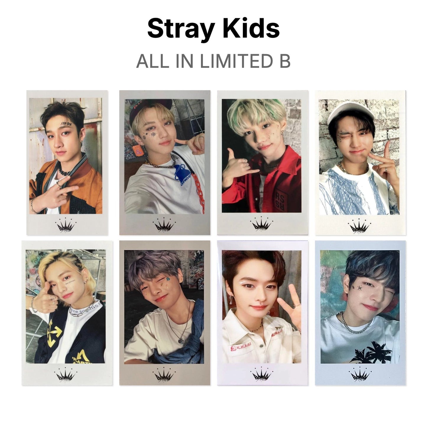 Stray Kids ALL IN LIMITED B Official Photocard