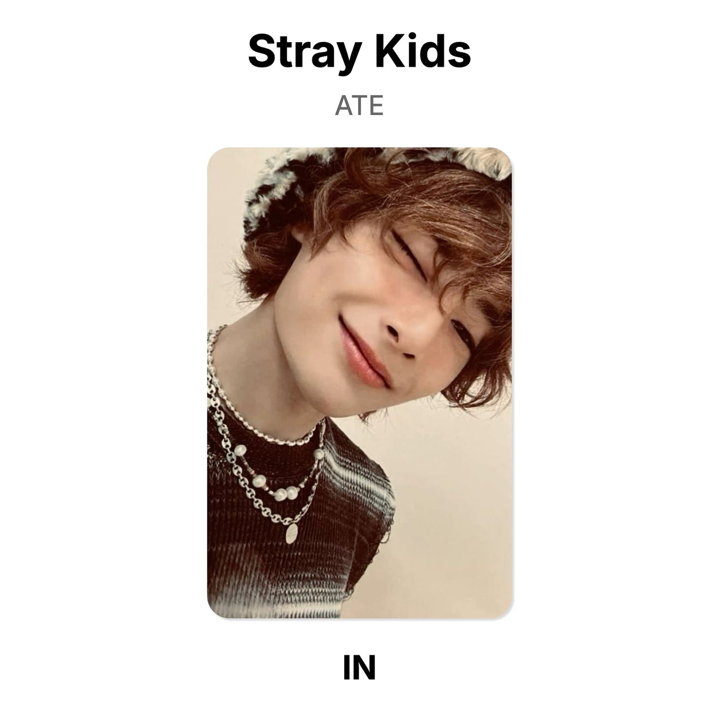Stray Kids ATE Offizielle Photocard