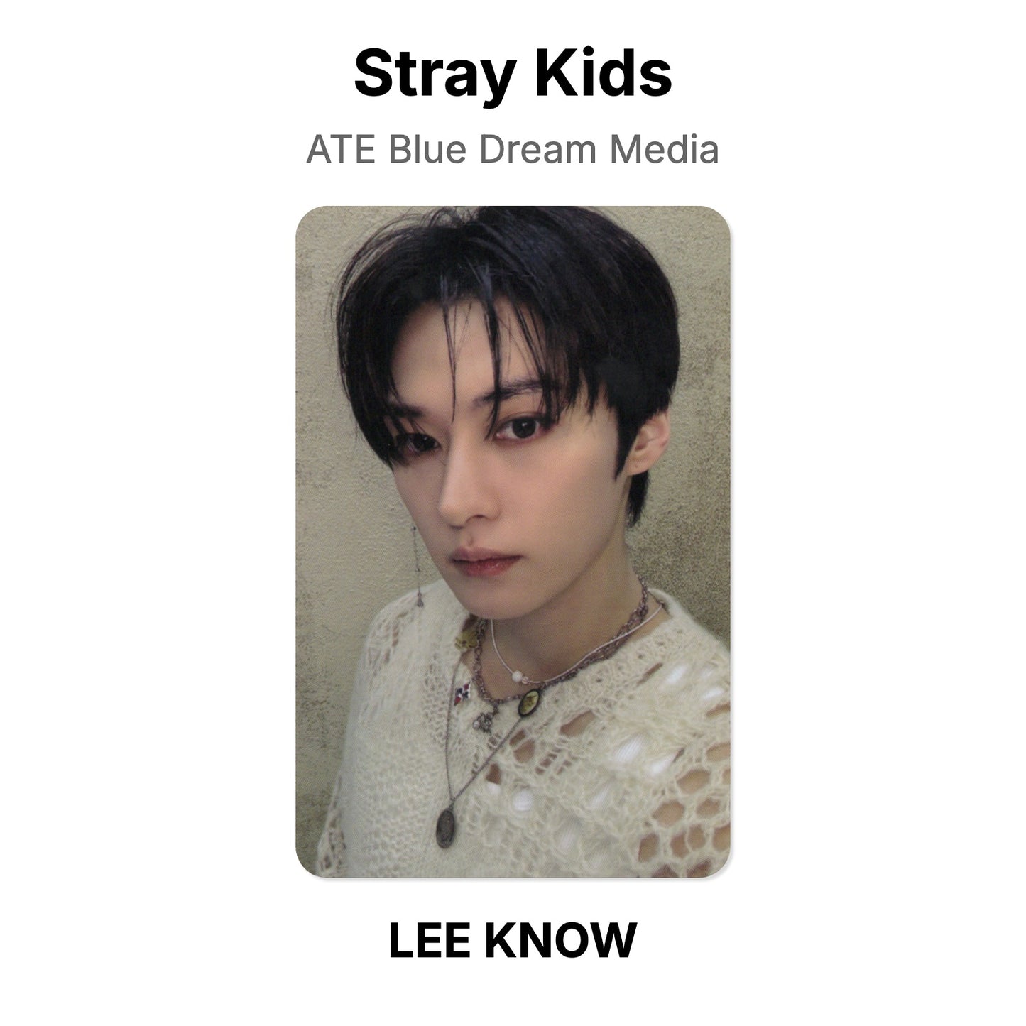 Stray Kids ATE Blue Dream Media Offizielle Photocard