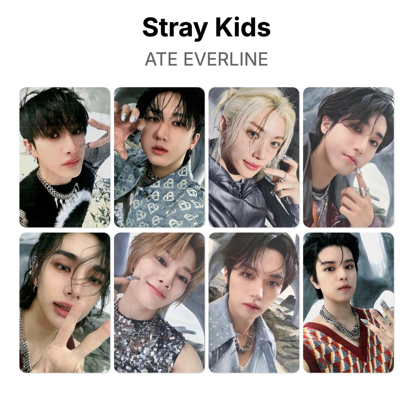 Stray Kids ATE EVERLINE 官方小卡