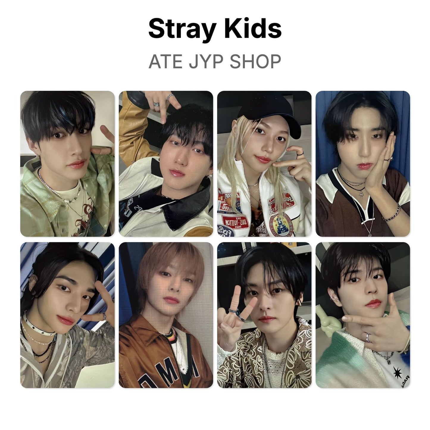 Stray Kids ATE JYP SHOP Official Photocard