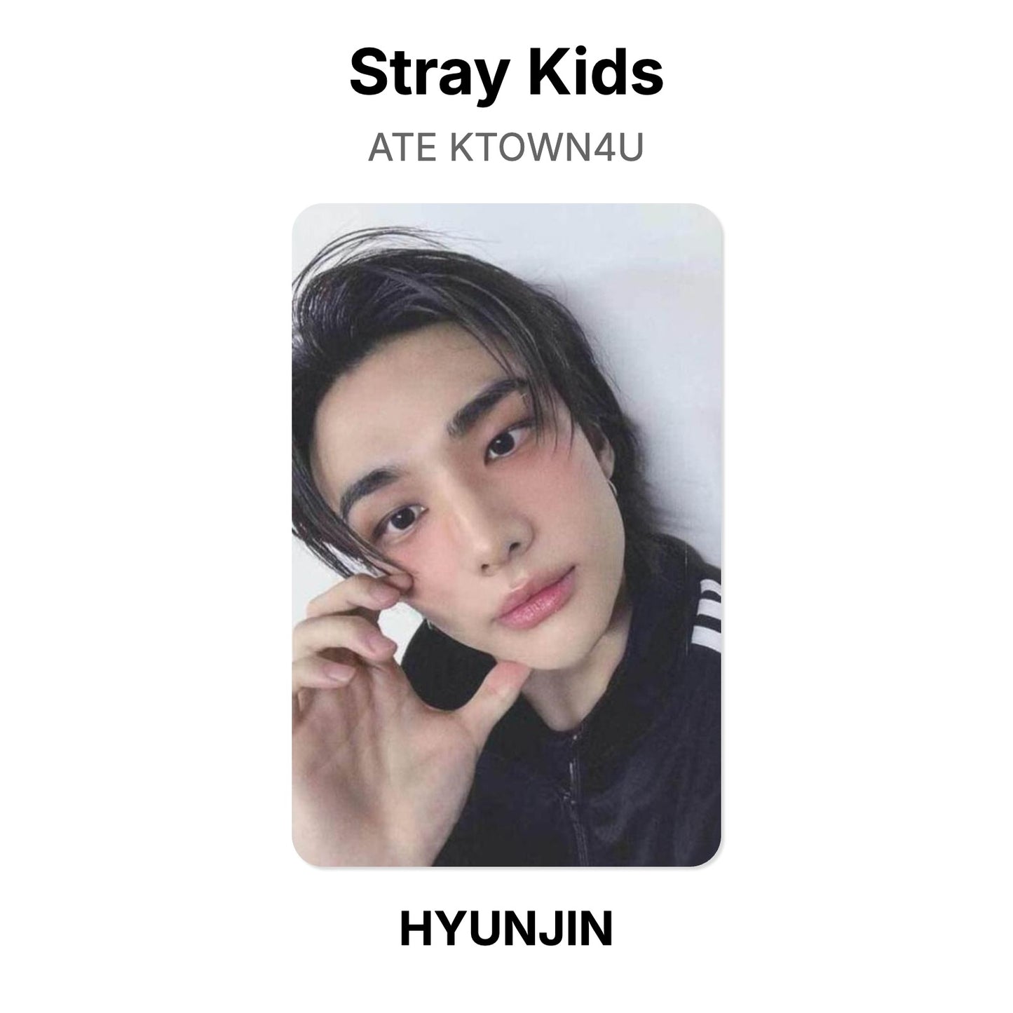 Stray Kids ATE KTOWN4U Official Photocard