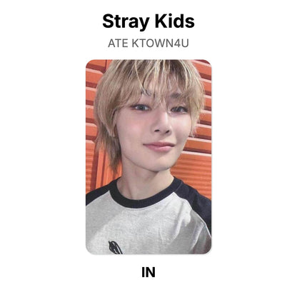 Stray Kids ATE KTOWN4U Official Photocard