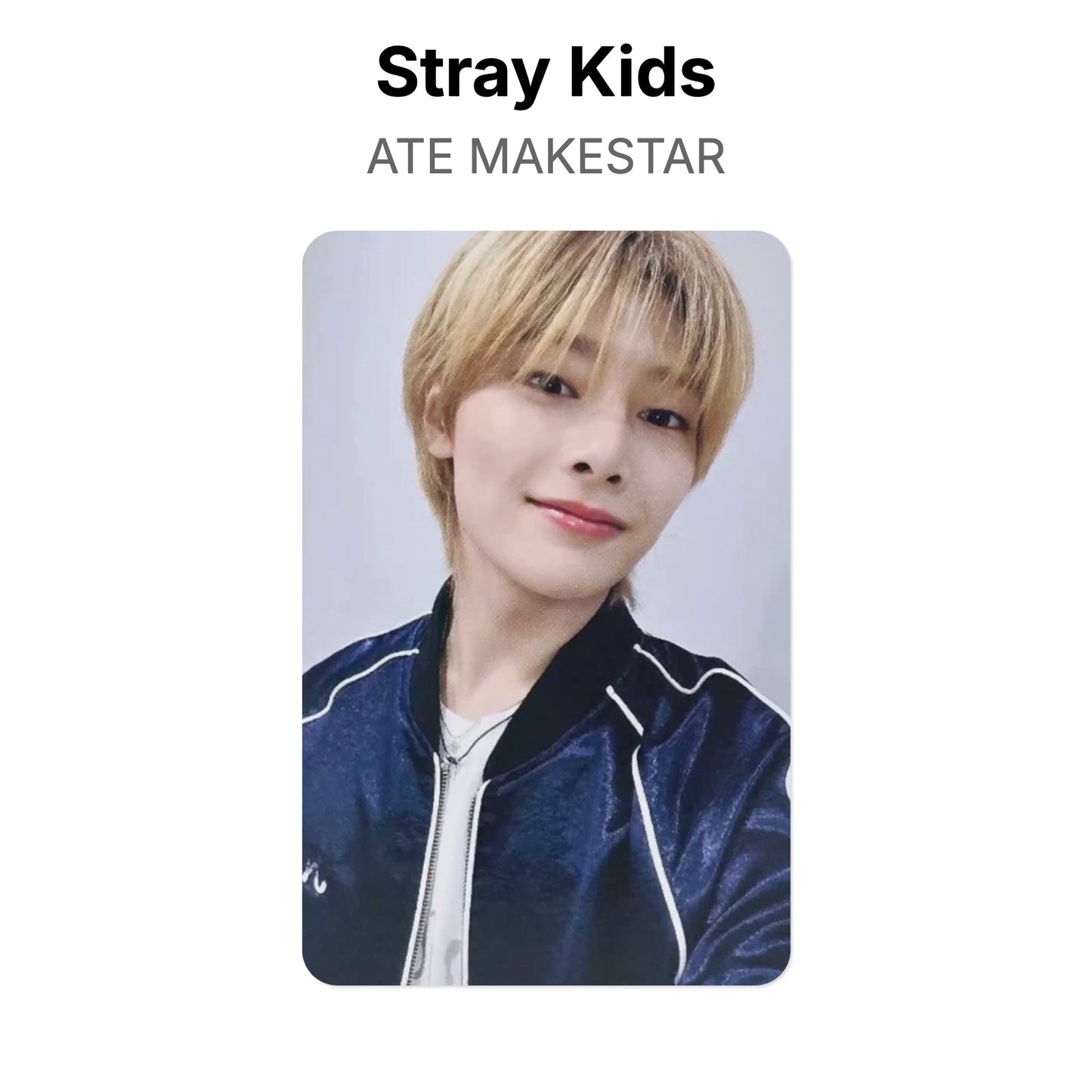 Stray Kids ATE MAKESTAR Offizielle Fotokarte