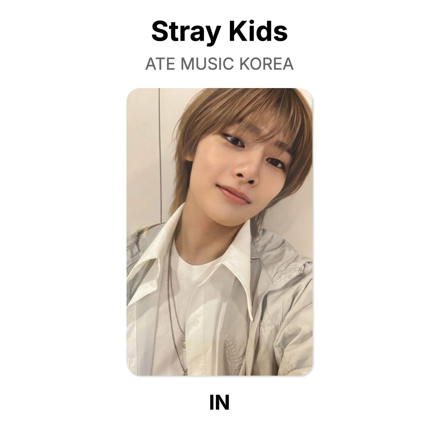 Stray Kids ATE MUSIC KOREA photocard oficial